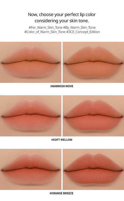 [3CE] SOFT MATTE LIPSTICK #WARMISH MOVE