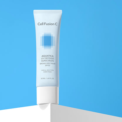 [CellFusionC] 1+1 Aquatica UV Defense Sunscreen OTC 50ml+50ml