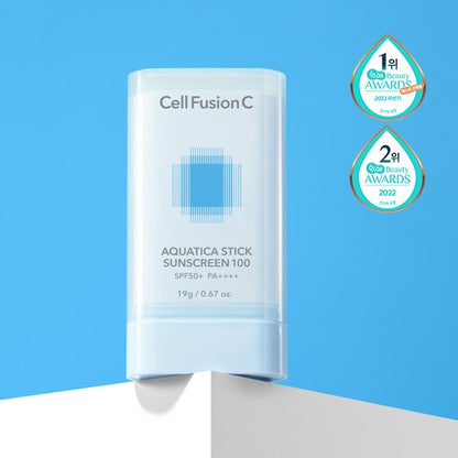[CellFusionC] Aquatica Stick Sunscreen 100 SPF50+/PA++++ 19g