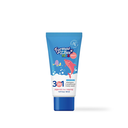 [FormalBeeKids] shampoo conditioner body wash 3 in 1 Peach 30ml