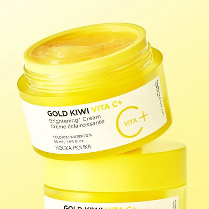 [HolikaHolika] Gold Kiwi Vita C Plus Brightening Cream 50ml